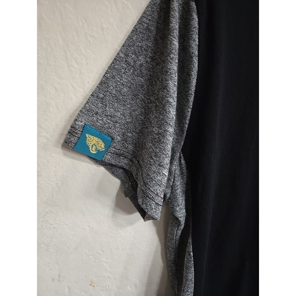 Jacksonville Jaguars Mens Large T Shirt NFL Football Logo Black Gray Team Appare - Picture 5 of 13